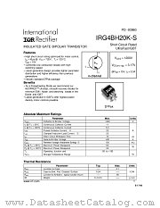 IRG4BH20K-S datasheet pdf International Rectifier