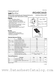 IRG4IBC30UD datasheet pdf International Rectifier