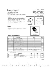 IRG4PC40K datasheet pdf International Rectifier