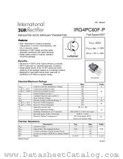 IRG4PC60F-P datasheet pdf International Rectifier