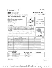 IRGMVC50U datasheet pdf International Rectifier