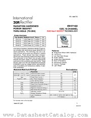 IRH7150 datasheet pdf International Rectifier
