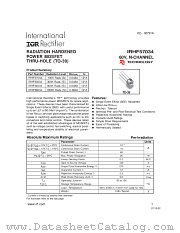 IRHF58034 datasheet pdf International Rectifier