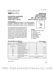 IRHF9230 datasheet pdf International Rectifier