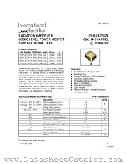 IRHLUB770Z4 datasheet pdf International Rectifier