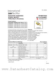 IRHM58064 datasheet pdf International Rectifier