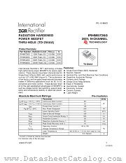 IRHM58260 datasheet pdf International Rectifier