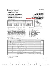 JANSG2N7269 datasheet pdf International Rectifier