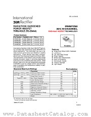 IRHM8Z60 datasheet pdf International Rectifier