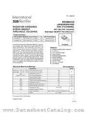 IRHM93150 datasheet pdf International Rectifier