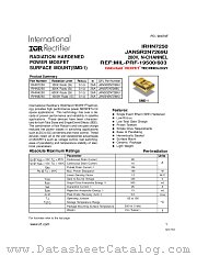 JANSR2N7269U datasheet pdf International Rectifier