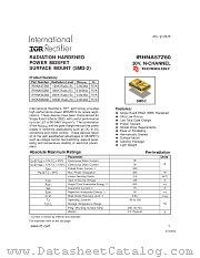 IRHNA58Z60 datasheet pdf International Rectifier