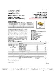 JANSR2N7431U datasheet pdf International Rectifier