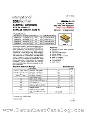 IRHNA8160 datasheet pdf International Rectifier