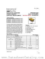 IRHNB8260 datasheet pdf International Rectifier