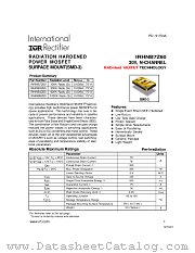 IRHNB8Z60 datasheet pdf International Rectifier