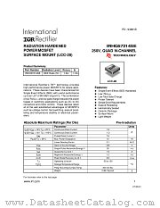 IRHQ57214SE(N) datasheet pdf International Rectifier