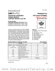 IRHQ597110(P) datasheet pdf International Rectifier