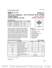 IRHQ6110(P) datasheet pdf International Rectifier