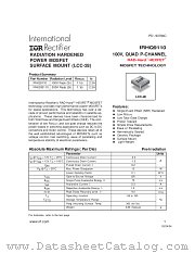 IRHQ9110 datasheet pdf International Rectifier