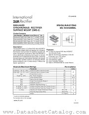 IRHSLNA57Z60 datasheet pdf International Rectifier