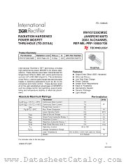 IRHY57230CMSE datasheet pdf International Rectifier