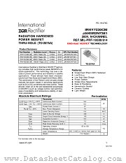 JANSG2N7381 datasheet pdf International Rectifier
