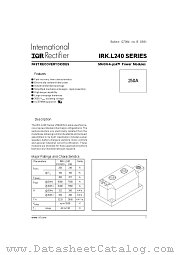 IRKDL240-25S30 datasheet pdf International Rectifier
