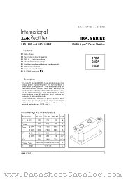 IRKU250-08 datasheet pdf International Rectifier