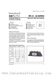 IRKH41-04A datasheet pdf International Rectifier