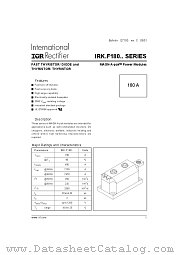 IRKVF180-08HJ datasheet pdf International Rectifier