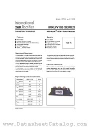 IRKU105-10A datasheet pdf International Rectifier
