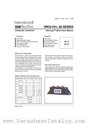IRKU41-12A datasheet pdf International Rectifier