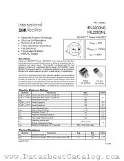 IRL2203NSTRL datasheet pdf International Rectifier
