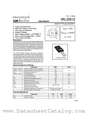 IRLI2910 datasheet pdf International Rectifier