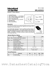 IRLI630G datasheet pdf International Rectifier