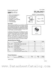 IRLML6401 datasheet pdf International Rectifier