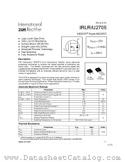 IRLR2705TR datasheet pdf International Rectifier