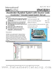 IRMCB201 datasheet pdf International Rectifier