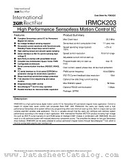 IRMCK203 datasheet pdf International Rectifier