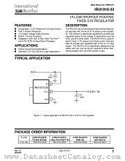IRU1010-33CD datasheet pdf International Rectifier