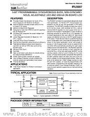 IRU3007CW datasheet pdf International Rectifier