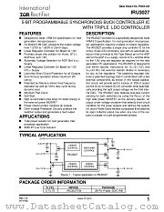IRU3027CW datasheet pdf International Rectifier