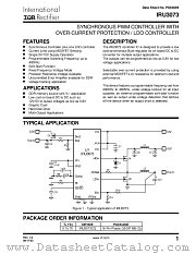IRDC3073 datasheet pdf International Rectifier