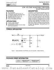 IRU431ALCL5 datasheet pdf International Rectifier