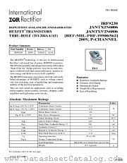 JANTX2N6806 datasheet pdf International Rectifier