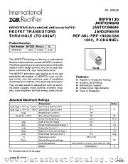 JANTXV2N6849 datasheet pdf International Rectifier