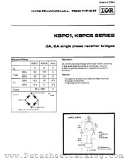 KBPC106 datasheet pdf International Rectifier