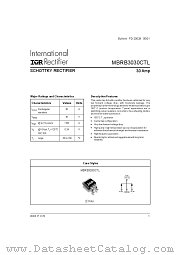 MBRB3030CTL datasheet pdf International Rectifier