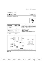 MBRS320TR datasheet pdf International Rectifier